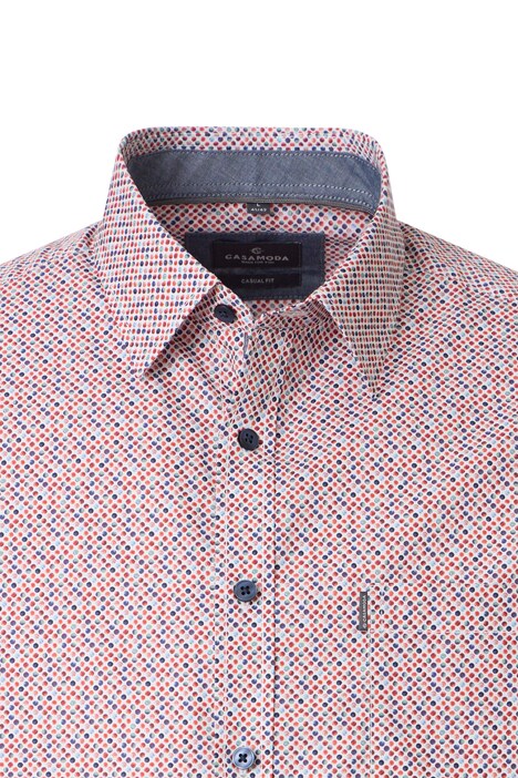 Freizeithemd Kurzarm Print Comfort Fit