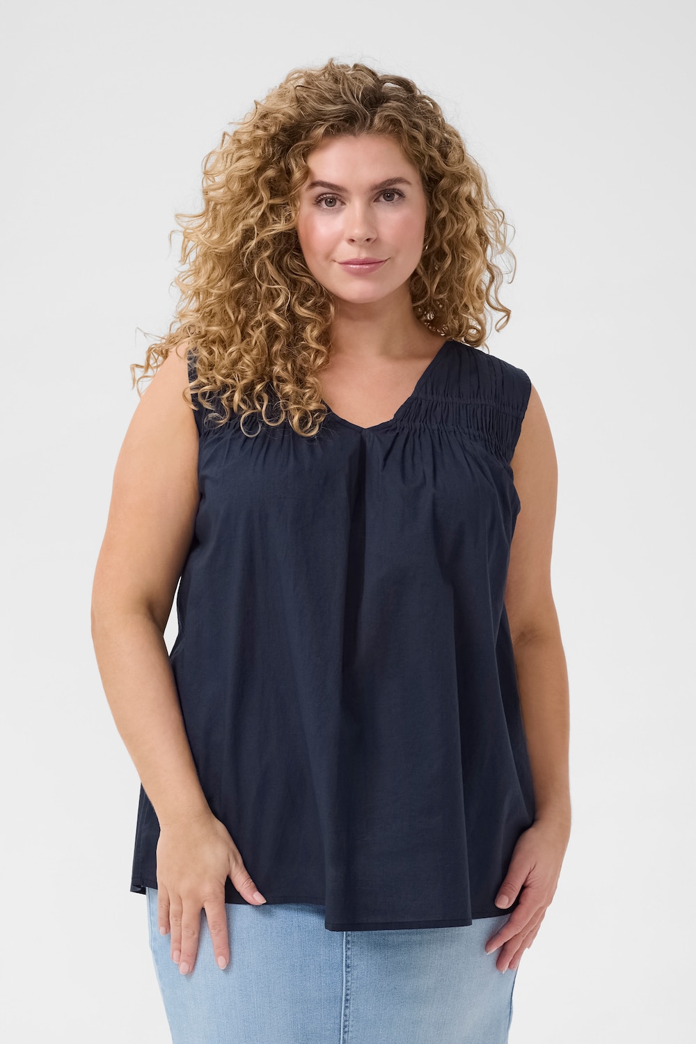 Ärmellose Bluse A-shape