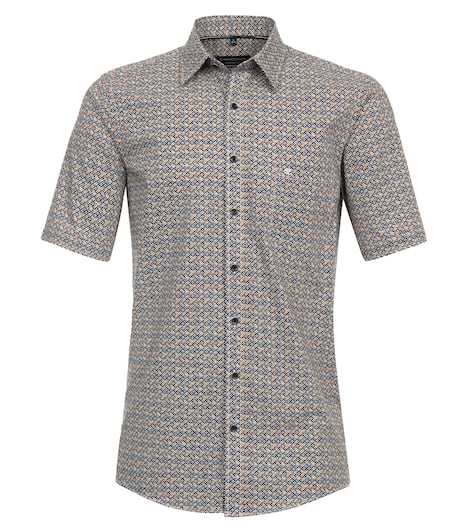 Freizeithemd Kurzarm Print Comfort Fit