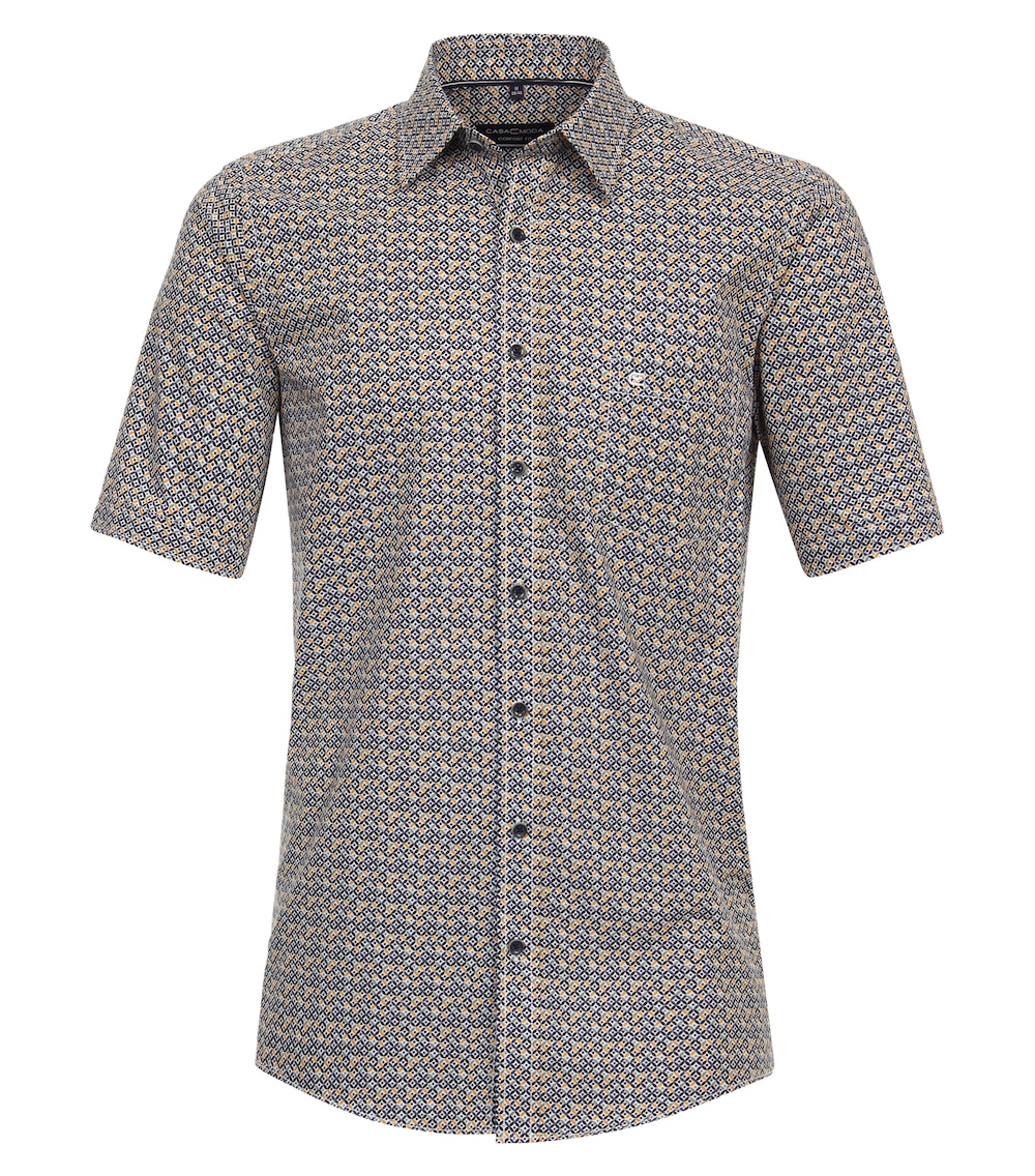 CASAMODA Freizeithemd Kurzarm Print Comfort Fit