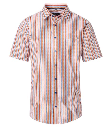 CASAMODA Freizeithemd Kurzarm kariert Casual Fit