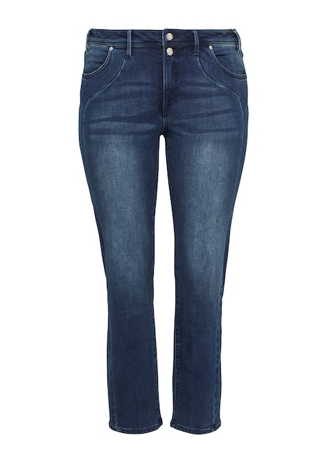 Jeans / Curvy Fit / Mid Rise / Slim Tapered Leg
