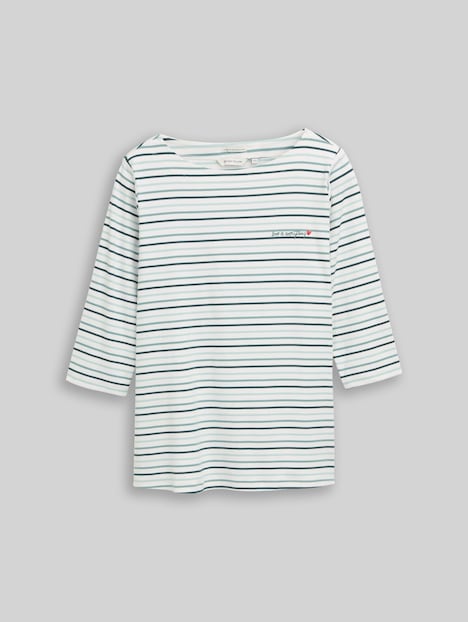 Langarmshirt mit Streifenmuster