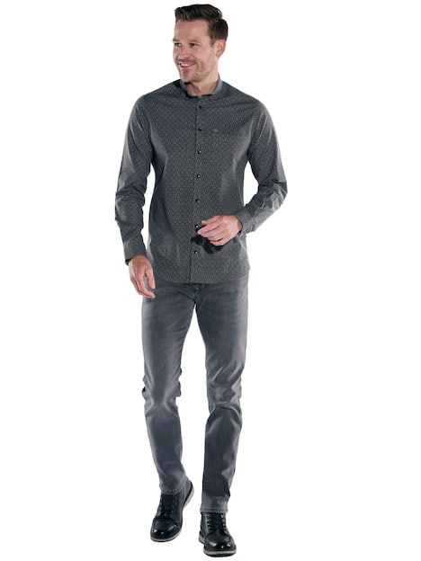 engbers Herren Hemd langarm , Schwarz