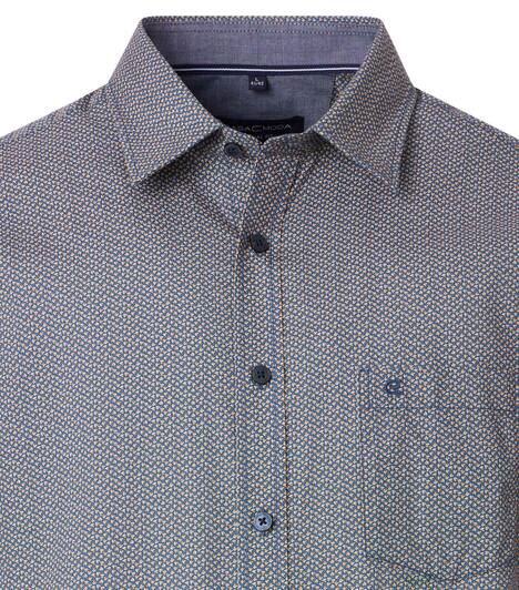 Freizeithemd Kurzarm Print Casual Fit