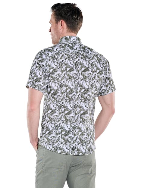 engbers Herren Hemd kurzarm , Oliv