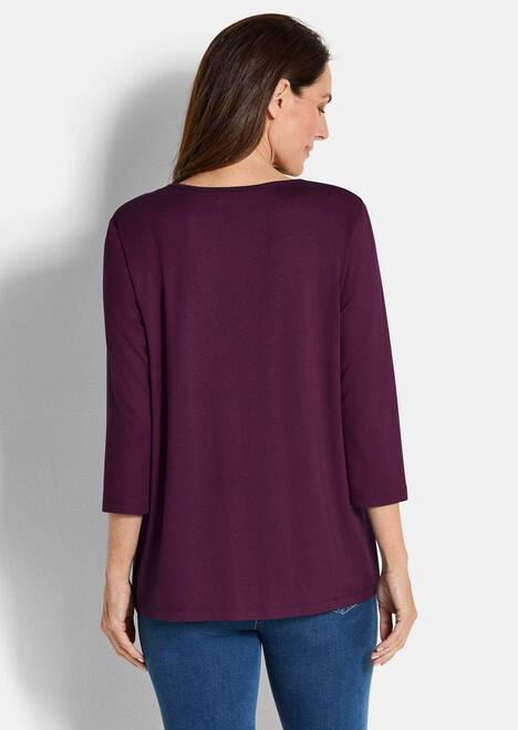 GOLDNER Shirt Elegant shirt van viscose-jersey