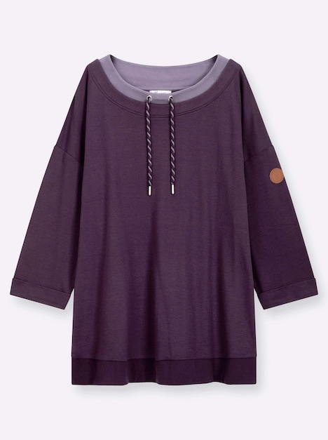 Sweatshirt Sweatshirt in Overzise-Form 3/4-Arm keine Angabe