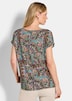 Viskoseshirt mit Muster-Mix