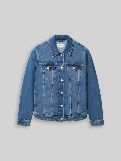Jeansjacke mit Bio-Baumwolle