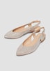 Slingback-Ballerinas mit Dornschließe