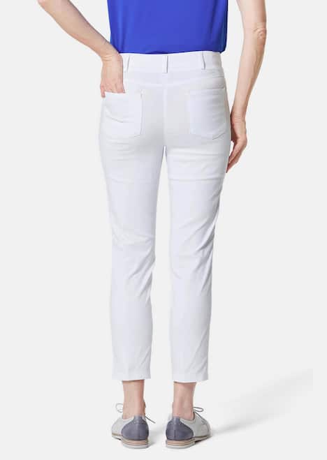 GOLDNER Broek Elastische broek met extra stiksels