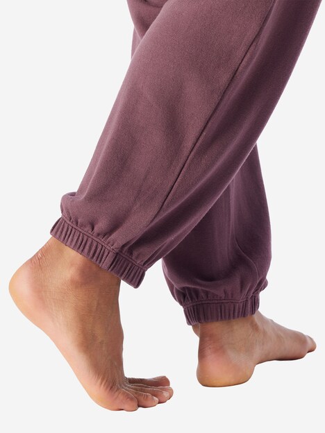 Schiesser Damen Loungeanzug Casual Feel kakaobraun