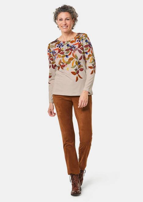 Bezauberndes Druckshirt mit Motivdruck