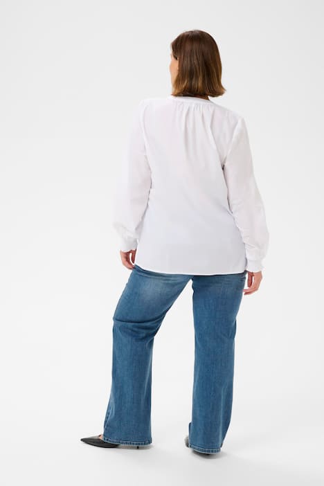 Langarm-Bluse Regular fit