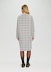 Gemustertes Sweat-Kleid mit Turtleneck