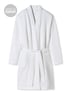 Schiesser Damen Bademantel Elegant Kimono - weiss
