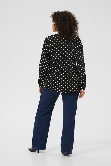 Langarm-Bluse Regular fit