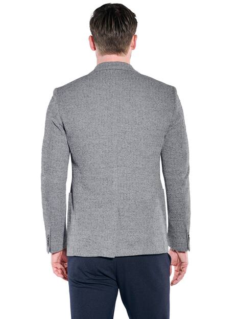 engbers Herren Sakko aus europäischer Produktion , Silbergrau