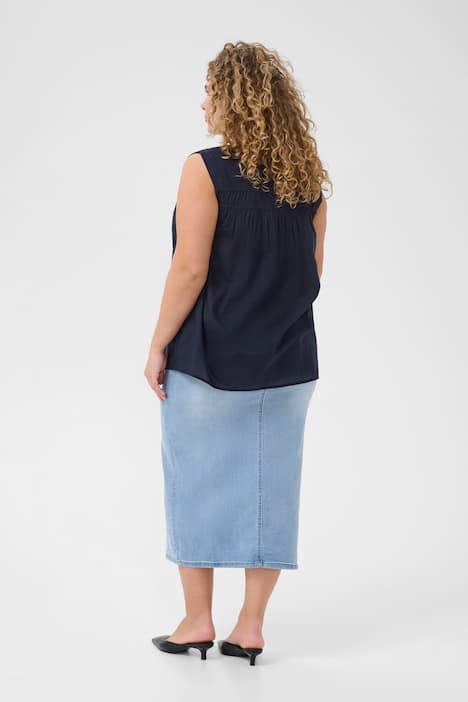 Ärmellose Bluse A-shape