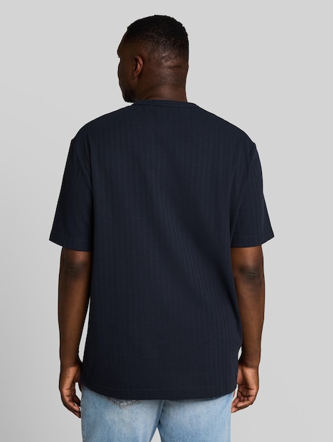 T-Shirt mit Waffelstruktur