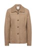 Jacke in Velourslederoptik