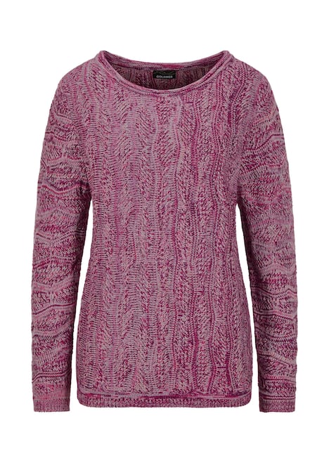 GOLDNER Trui Tricot pullover met golfpatroon