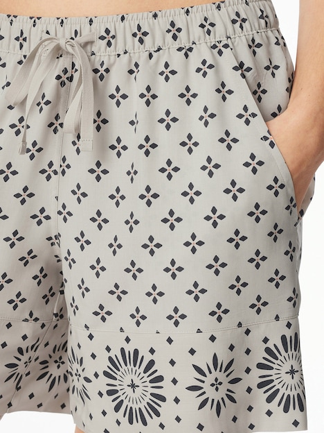 Schiesser Damen Pyjamashorts Mix & Relax Web - grau-jaspe