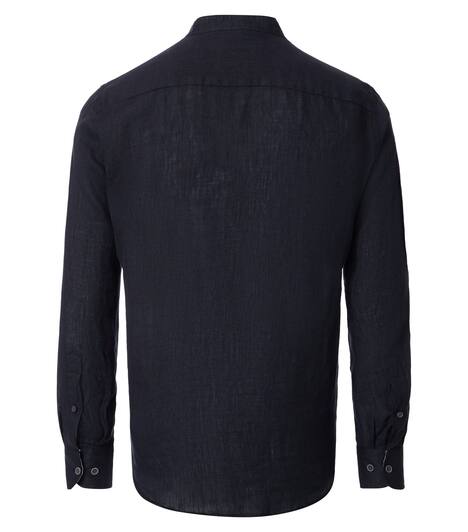 Leinenhemd uni Casual Fit