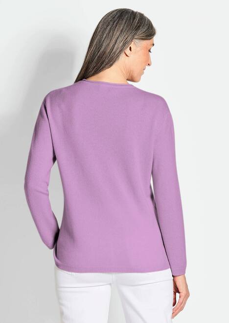 Basicpullover mit V-Ausschnitt