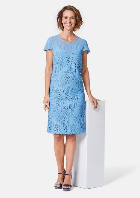 GOLDNER Kanten jurk Jurk van zomerse kant