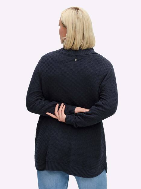 Pullover Langarm Rollkragen