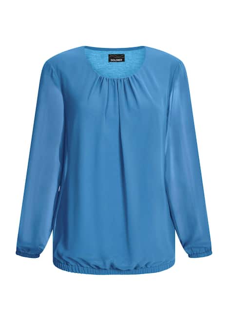 GOLDNER Blouse Elegante blouse van chiffon