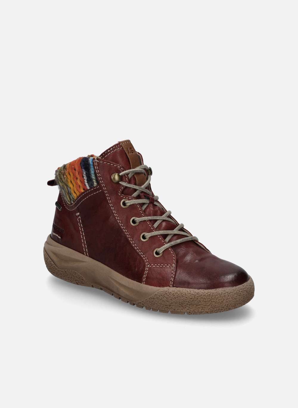 Damen Stiefelette Alina 52, bordo-kombi