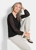Elegante Bluse aus Chiffon
