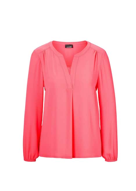 Bluse mit Tunika Ausschnitt