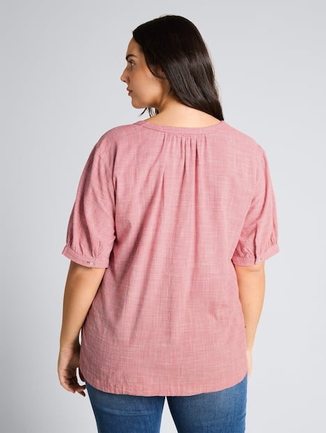 Tom Tailor Women PLUS Blusen & Shirts Plus Size - Bluse aus Baumwolle