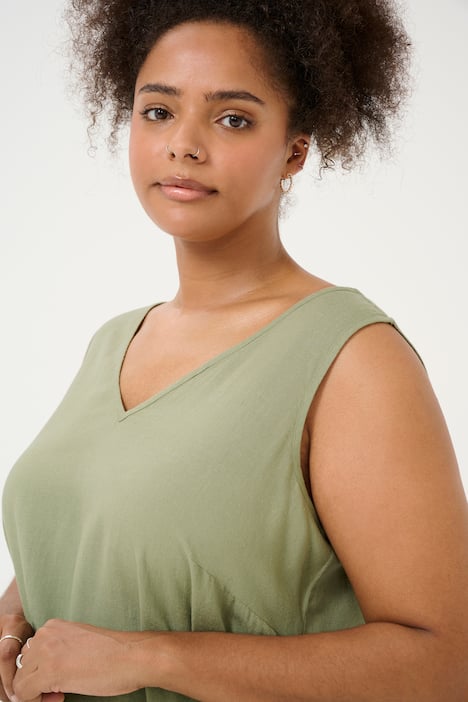 Ärmellose Bluse Regular fit