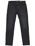 Herren Jeans 5-Pocket Superstretch , Schwarz