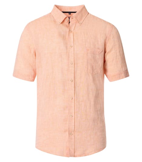 Leinenhemd uni Casual Fit