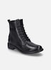 Damen Stiefelette Selena 06, schwarz