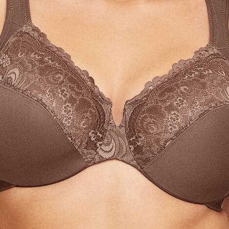 Tief geschnittener WonderWire-BH mit Spitze