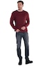 engbers Herren Pullover regular , Tomatenrot