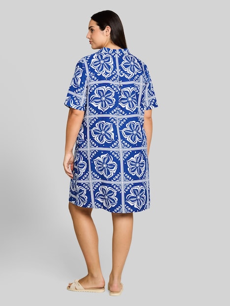 Kleid mit Leinenanteil