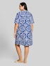 Kleid mit Leinenanteil