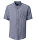 Leinenhemd Kurzarm uni Casual Fit