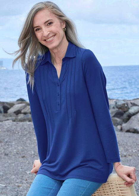 GOLDNER Tuniekshirt Tuniek van viscose-jersey