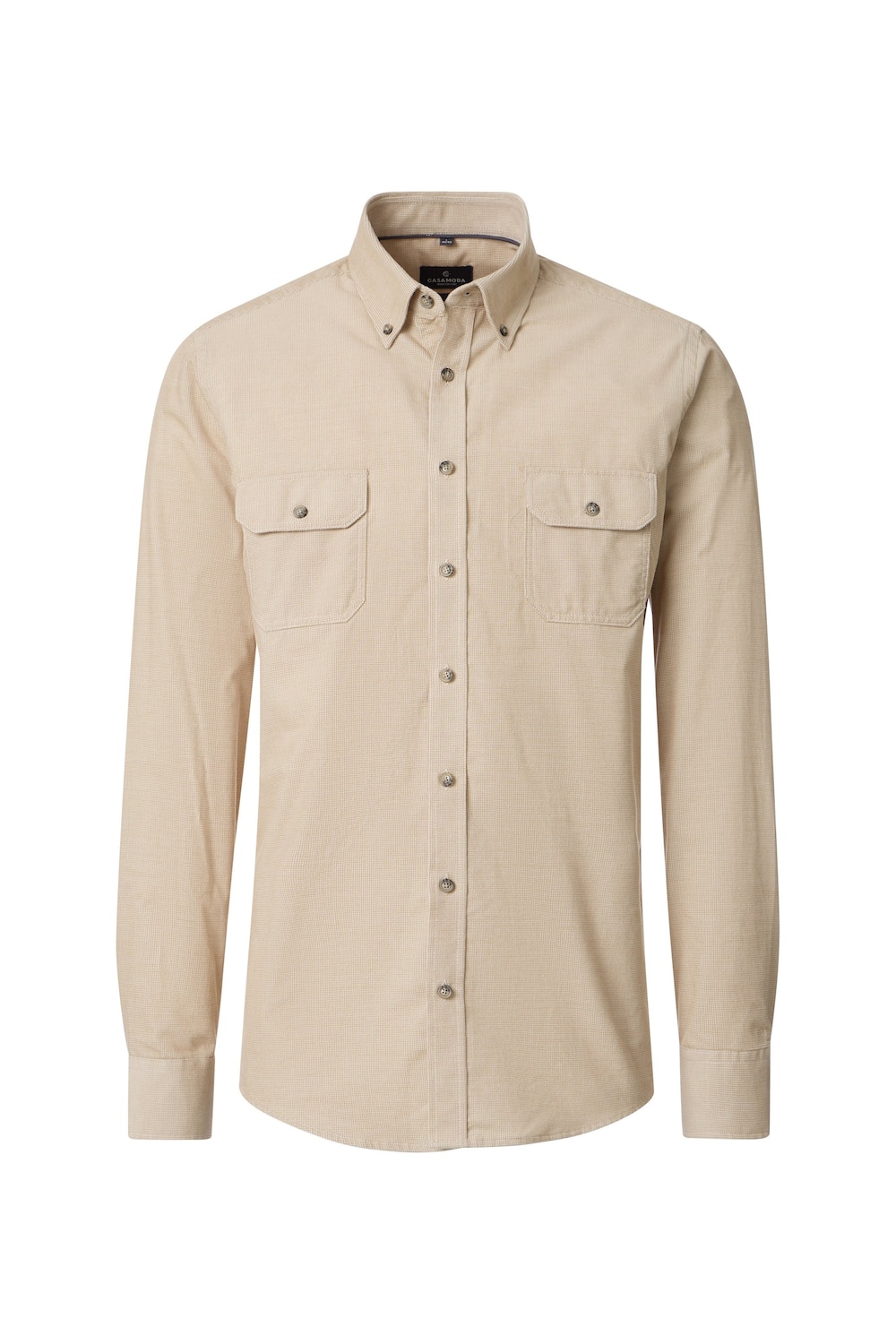 Freizeithemd extra langer Arm 72cm uni Casual Fit
