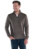 engbers Herren Sweatshirt mit Stehbund , Dunkelbraun
