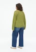 Raglanpullover mit Rippdetails